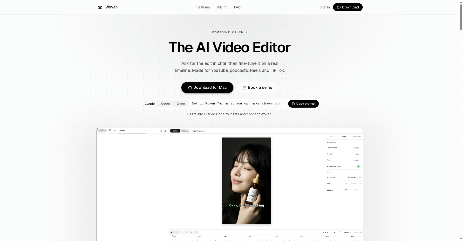 Woven Video review — AI Tool Gyaan